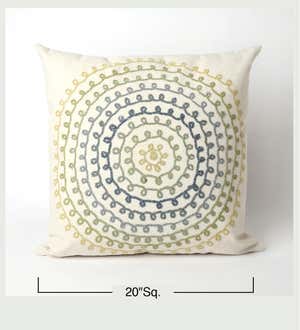 Liora Manne Ombre Indoor/Outdoor Pillow, 20"Sq.