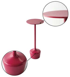 Outdoor Martini Table - Cranberry Temple