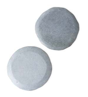 Stone Charger Plate / Serving Trays, Set of 2
