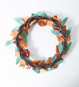 Autumnal Fabric Wreath