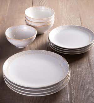 Taormina Dinnerware Set with Soup/Cereal Bowl, Set of 12