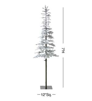 Indoor/ Outdoor Twinkle Lighted Alpine Tree Collection