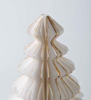 Holiday Tabletop Paper Tree Decor