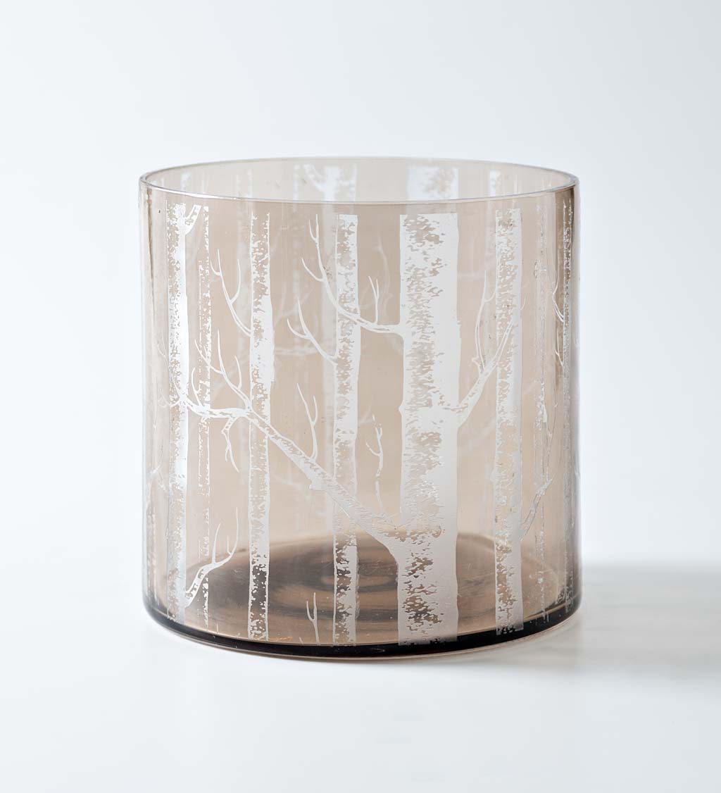 DIY Etched Glass Vase - White Lights on Wednesday