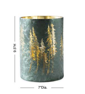 Pine Tree Etched Hurricane, Large