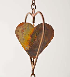 Encircled Metal Heart Hanging Art