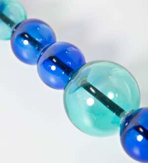 Stacking Glass Orbs Garden Stake