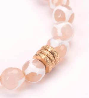 Semi-Precious Birthstone Bracelet with Rings