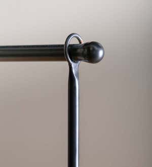 Over the Table Adjustable Decorating Rod, Black