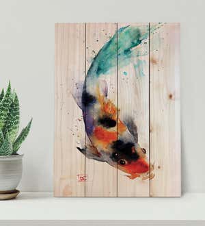 'Koi' Triptych Indoor/Outdoor Wall Art