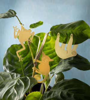 Brass Plant Pals- Hanging Animal Collection