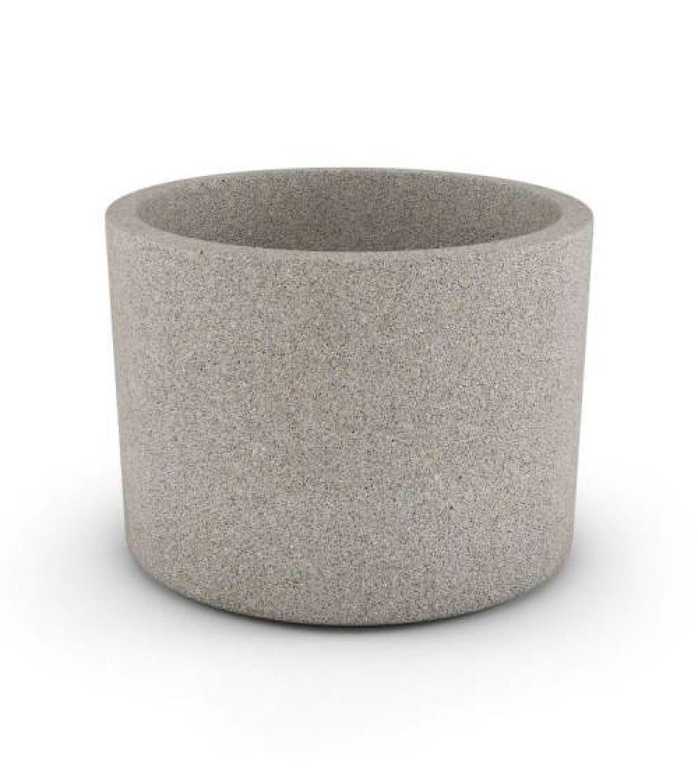 Cylinder Tabletop Concrete Planter swatch image