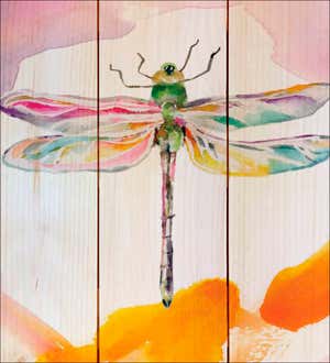 Henning's Pink Dragonfly Indoor/Outdoor Wall Art