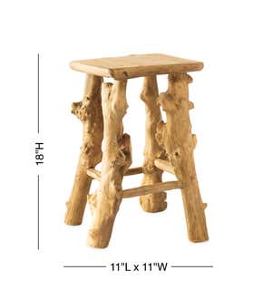 Handcrafted Coffee Root Stool
