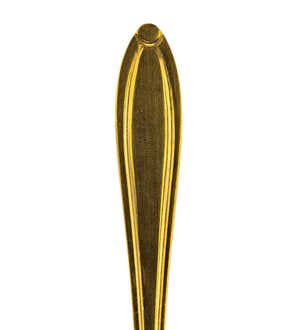 Gold-Plated Flower Spoons, Set of 4