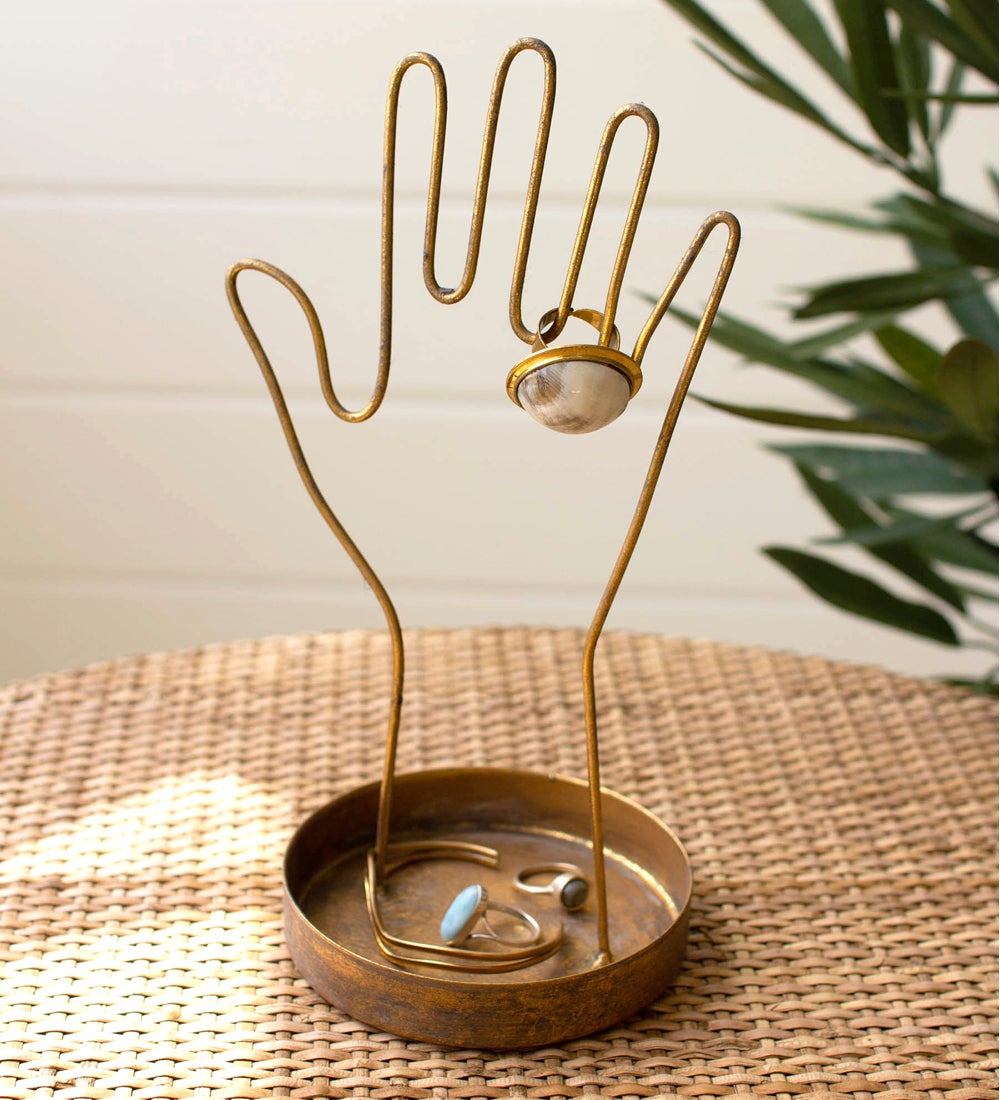 Champagne Peace Sign Hand Jewelry Holder, Hand Jewelry Holder -  valleyresorts.co.uk
