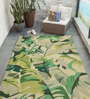 Indoor/ Outdoor Capri Palm Rug, 5' X 8'