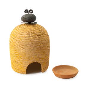 Ceramic Toad House with Bath