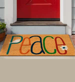 Peace Coir Doormat