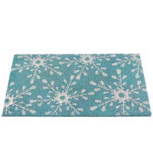 Snowflake Coir Doormat