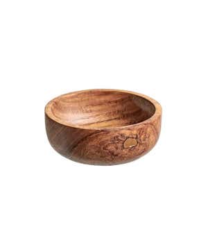 Chiku Teak Wood Bowl, Small