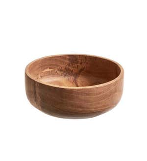 Chiku Teak Wood Bowl, Medium