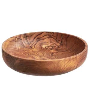 Chiku Teak Wood Bowl, Large