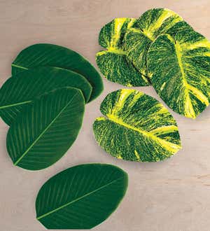 BaliHai Leaf-Shaped Coasters, Set of 4
