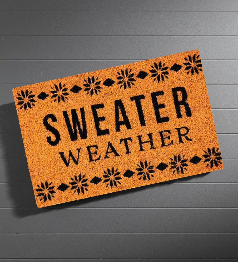 Sweater Weather Coir Mat