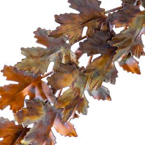 Handcrafted Autumnal Metal Leaf Wreath