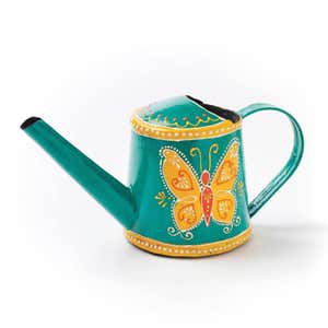 Henna Butterfly Mini Metal Watering Can