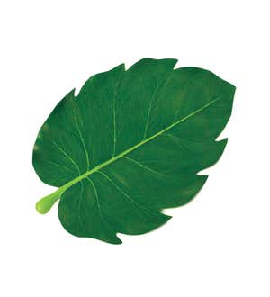 Faux Tropical Alocasia Leaf Placemats, Set of 4