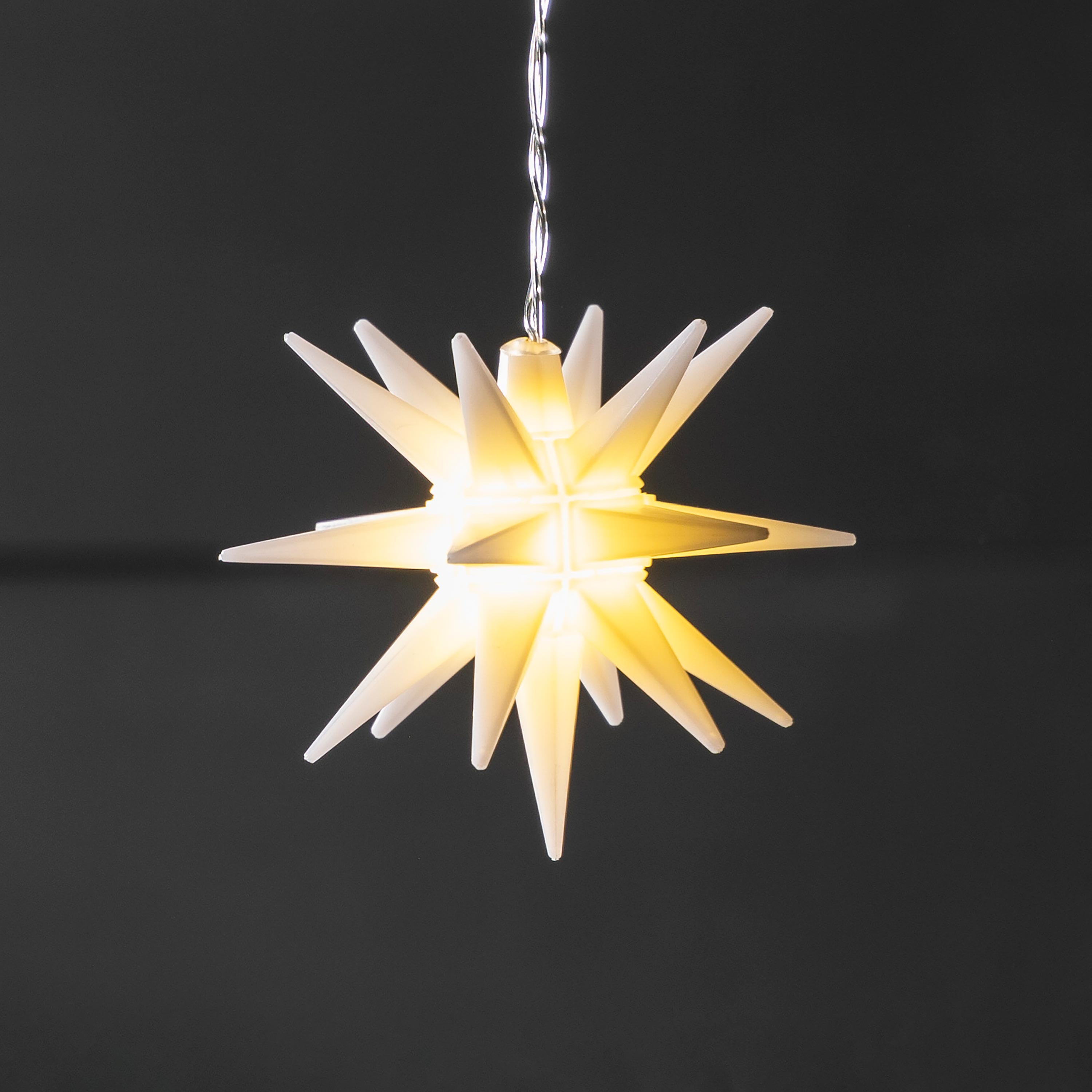 All-Weather Lighted Hanging Moravian Star, Small