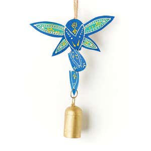 Henna Dragonfly Bell Wind Chime