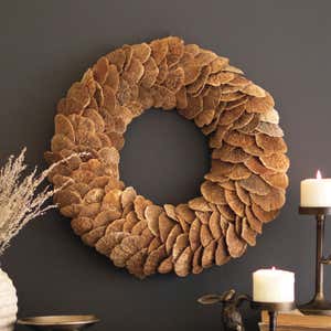 Dried Mushroom Wreath
