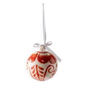 Handcrafted Talavera Ceramic Ornaments, Set of 2