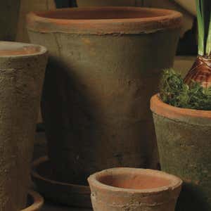 Handcrafted Rustic Terracotta Planters, Set of 3