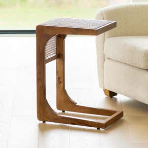 Cane Top C-Shaped Slider Table