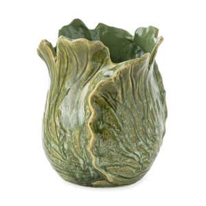 Ceramic Lettuce Vase/Server