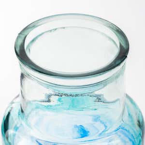 Hand-Blown Recycled Coastal Vase Collection
