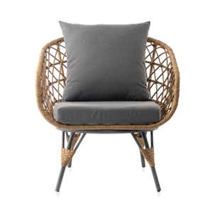 Recycled Plastic Rattan Chat Set