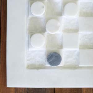 Marble Checkers Board Game