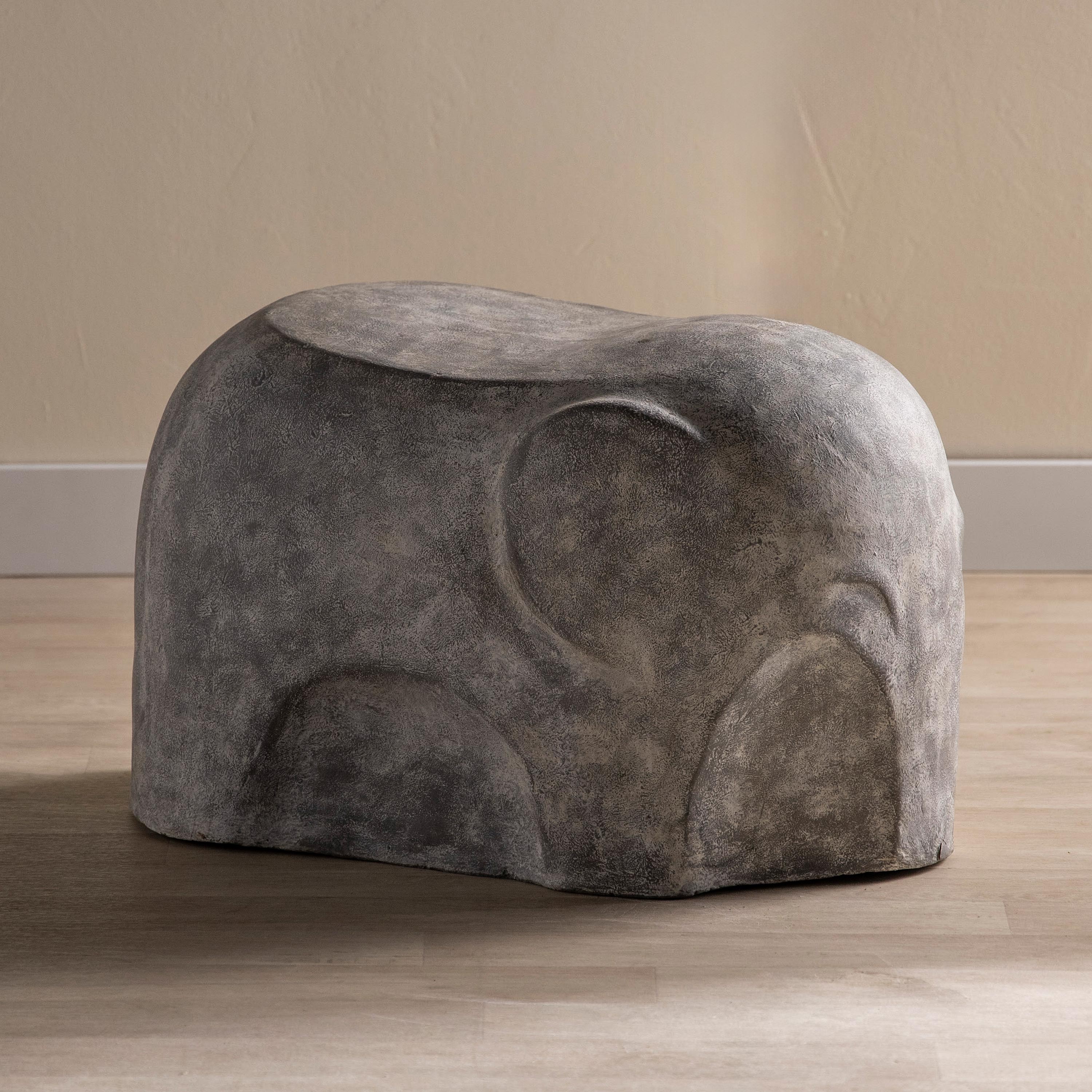 All-Weather GRC Elephant-Shaped Table