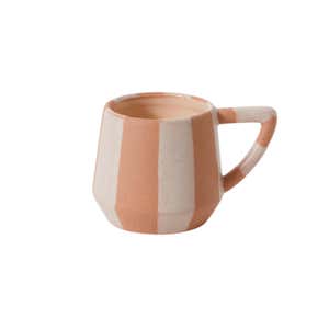 Botera Ceramic Striped Mug, Set of 4