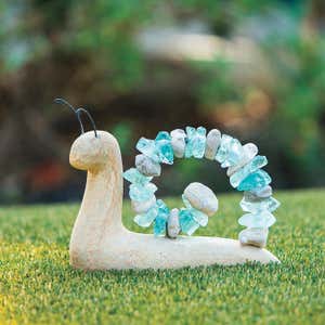 Handcrafted Snail Stone Statue