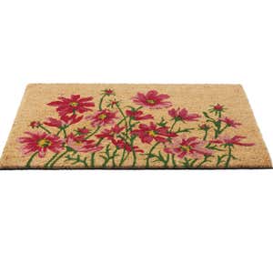 Cosmos Floral Coir Doormat