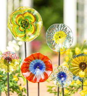 Blown Glass Garden Flowers - DIY Art in a Box - Home or Yard Decor
