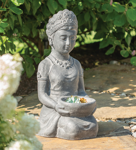 Image of Indira Garden Statue & Bird Bath