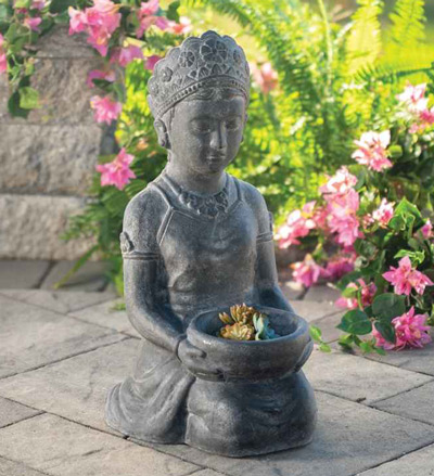Image of Indira Garden Statue & Bird Bath