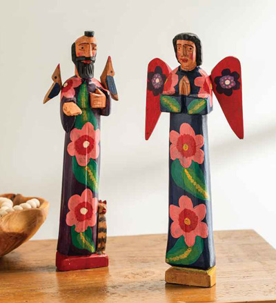 image of V00338 St. Francis & V00337 Angel